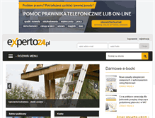 Tablet Screenshot of experto24.pl